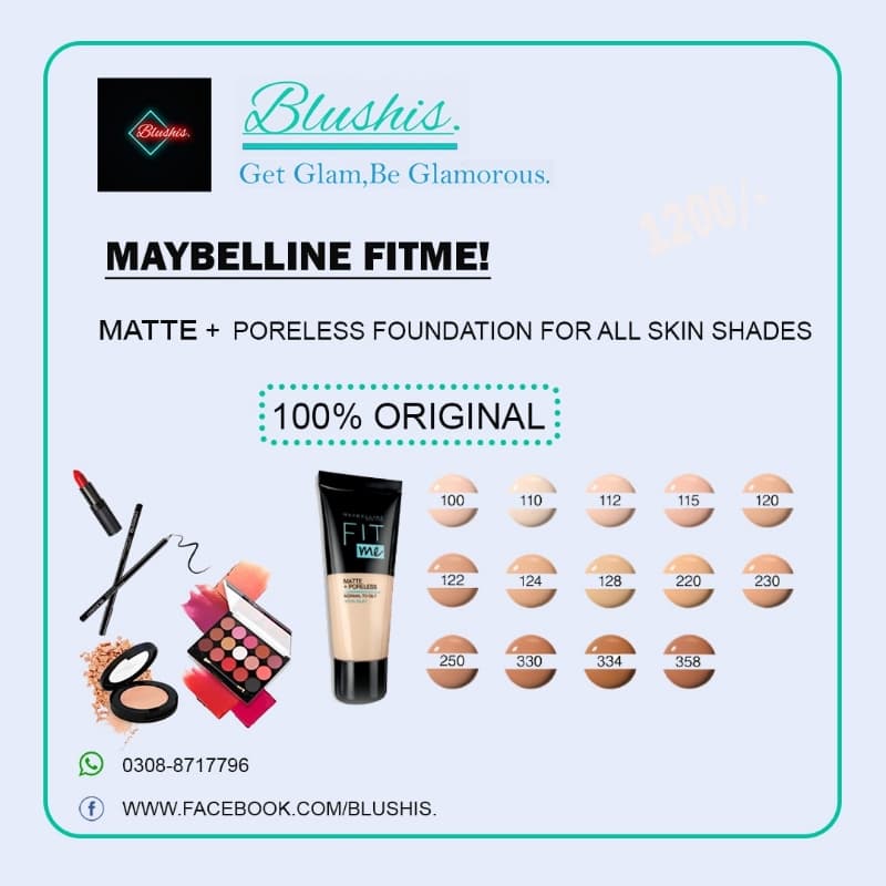Maybelline  fit me foundation