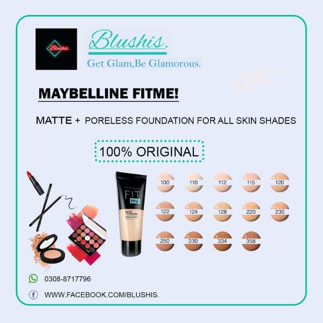 Maybelline  fit me foundation