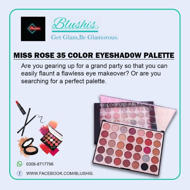 Miss rose eye shadow palette