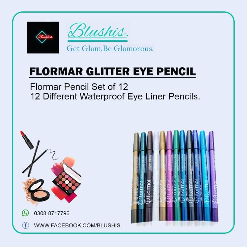 Flormar glitter eye pencils