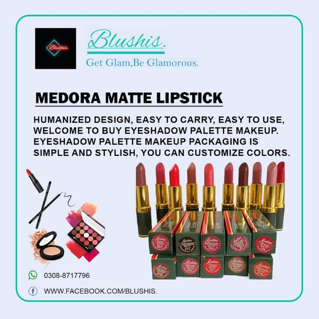 Medora lipsticks