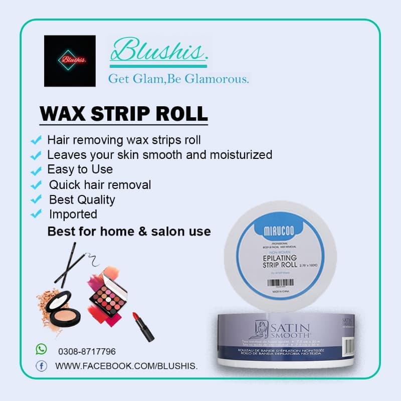 Wax strips roll