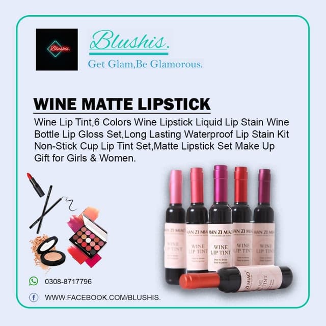 Wine lipsticks