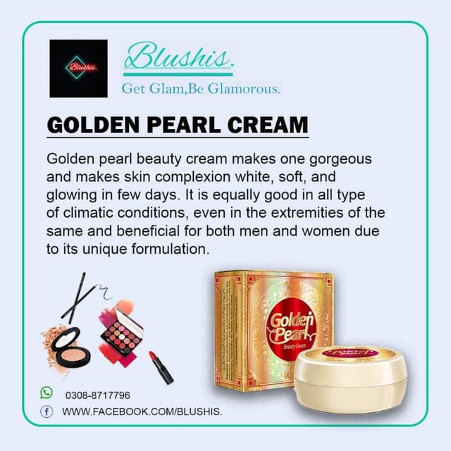 Golden pearl cream